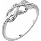 Accented Infinity-Inspired Ring