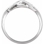 Accented Infinity-Inspired Ring - Image 2
