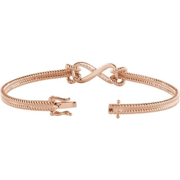Infinity Rope Bangle Bracelet - Image 2