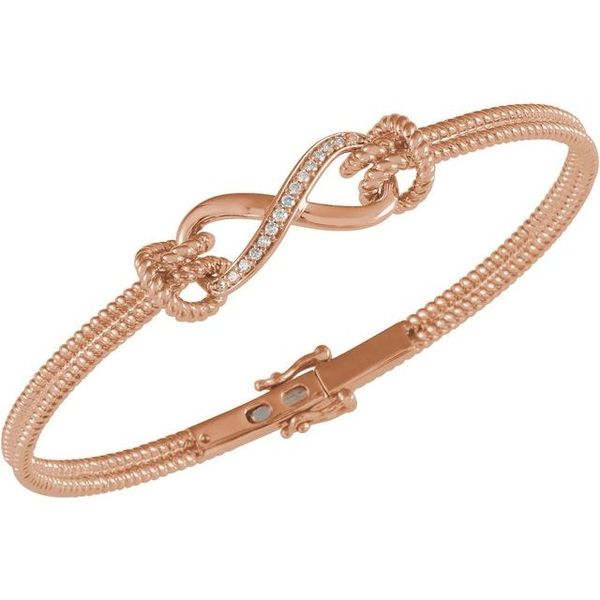 Infinity Rope Bangle Bracelet - Image 3