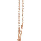 Twisted Bar Necklace - Image 2