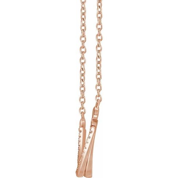 Twisted Bar Necklace - Image 2