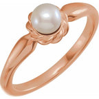 Pearl Halo-Style Rope Ring