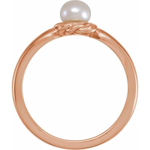 Pearl Halo-Style Rope Ring - Image 2