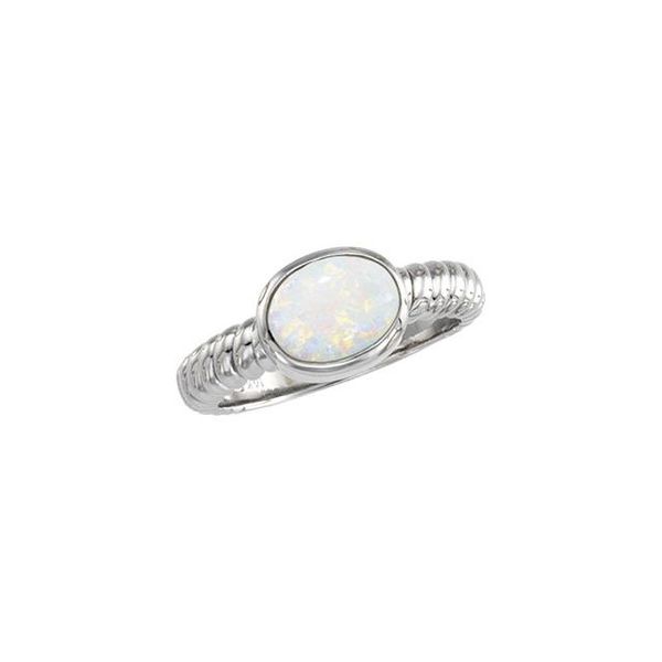 Cabochon Rope Ring