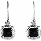 Accented Bezel-Set Earrings - Image 2
