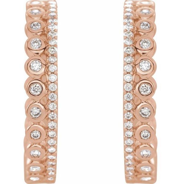 Geometric Hoop Earrings - Image 2