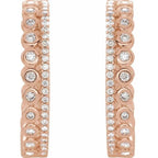 Geometric Hoop Earrings - Image 2