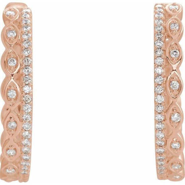 Geometric Hoop Earrings - Image 2