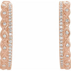 Geometric Hoop Earrings - Image 2