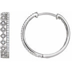 Geometric Hoop Earrings