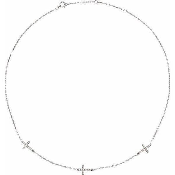 Cross Station Necklace