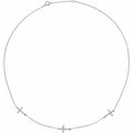 Cross Station Necklace