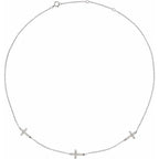 Cross Station Necklace