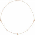 Cross Station Necklace