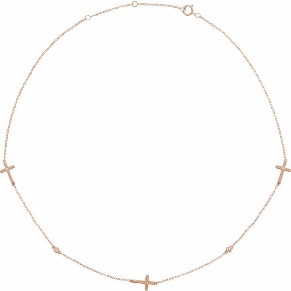 Cross Station Necklace