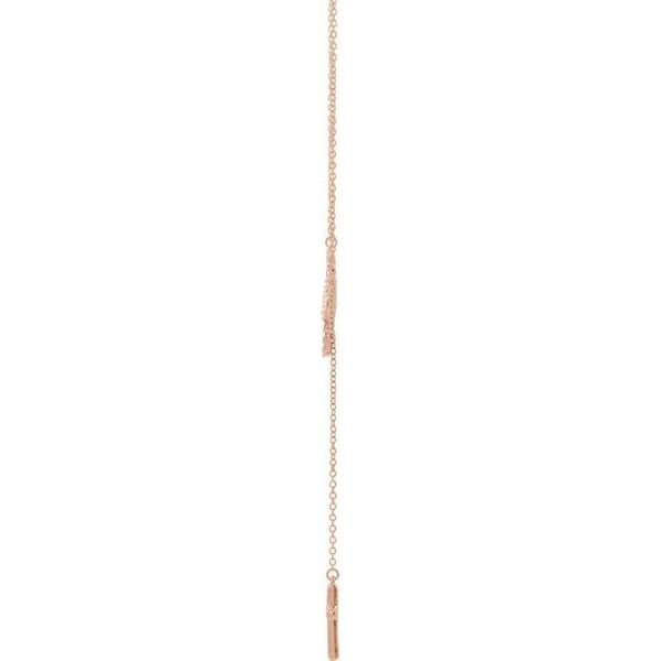 Infinity-Inspired Cross "Y" Necklace - Image 2