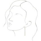 Accented Hinged Hoop Earrings - Image 3