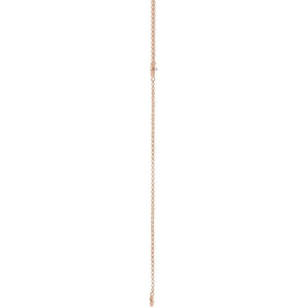 Bezel-Set Y Necklace - Image 2