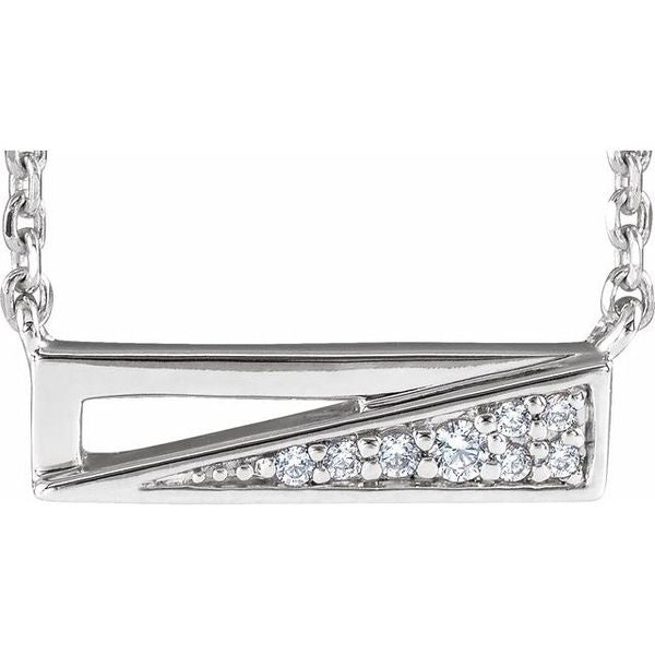 Accented Bar Necklace