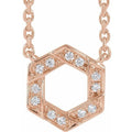 Accented Geometric Necklace