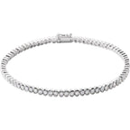 Bezel-Set Line Bracelet