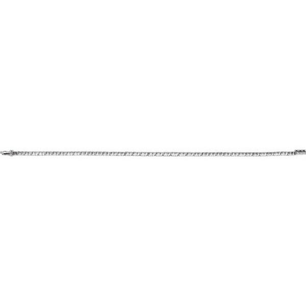 Bezel-Set Line Bracelet - Image 4