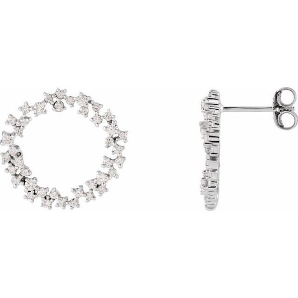 Accented Circle Earrings