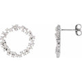 Accented Circle Earrings