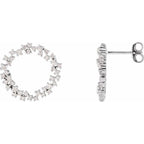 Accented Circle Earrings