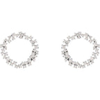 Accented Circle Earrings - Image 2