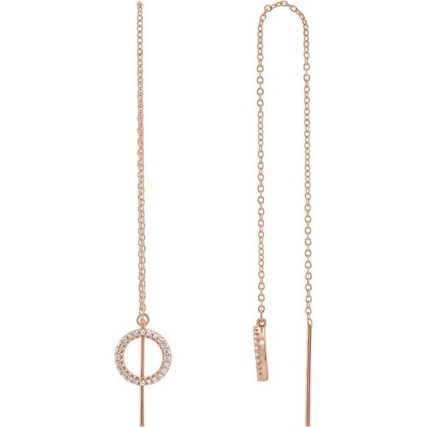 Geometric Threader Earrings