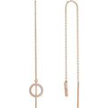 Geometric Threader Earrings