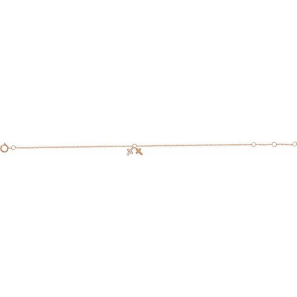 Adjustable Cross Bracelet - Image 2