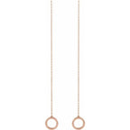 Geometric Chain Earrings - Image 2