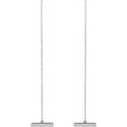 Bar Chain Earrings - Image 2