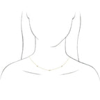 Baguette Station Necklace - Image 2