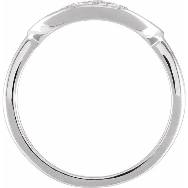 Accented Initial Signet Ring - Image 2