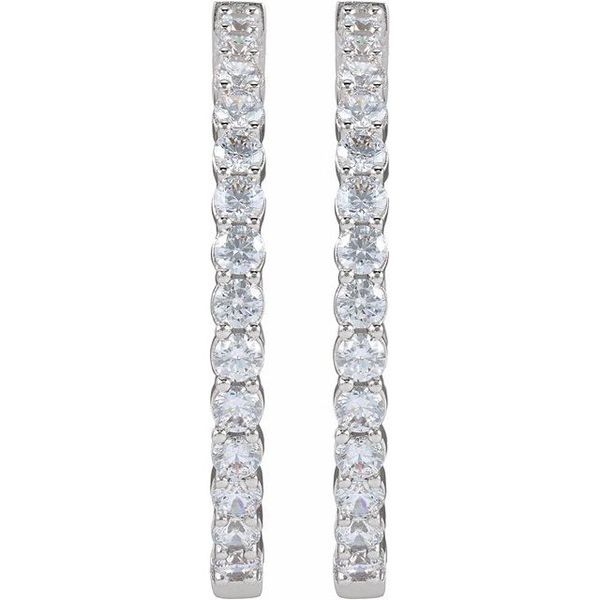 Inside-Outside Hoop Earrings - Image 2