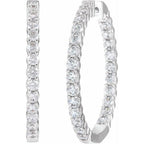 Inside-Outside Hoop Earrings - Image 3