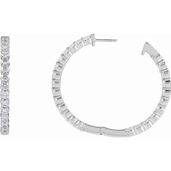 Inside-Outside Hoop Earrings - Image 4
