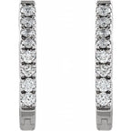 Geometric Huggie Earrings - Image 2