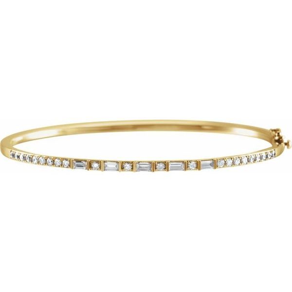 Accented Bangle Bracelet