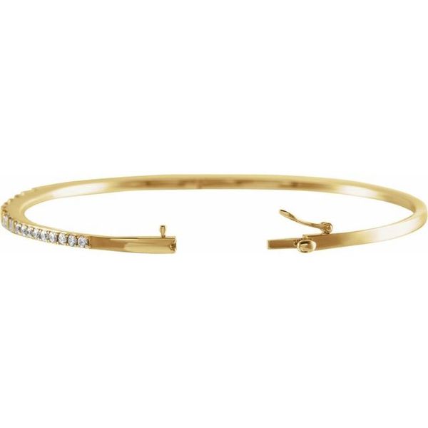 Accented Bangle Bracelet - Image 2