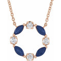 Accented Circle Necklace