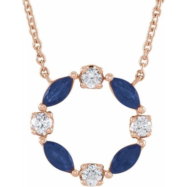 Accented Circle Necklace
