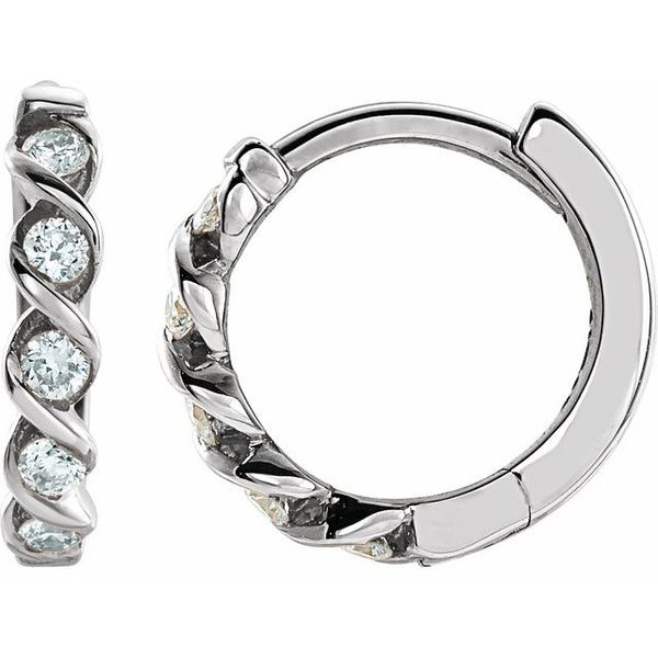 Twisted Hoop Earrings