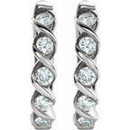 Twisted Hoop Earrings - Image 2