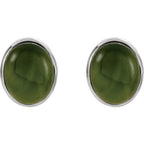 Bezel-Set Solitaire Earrings - Image 2