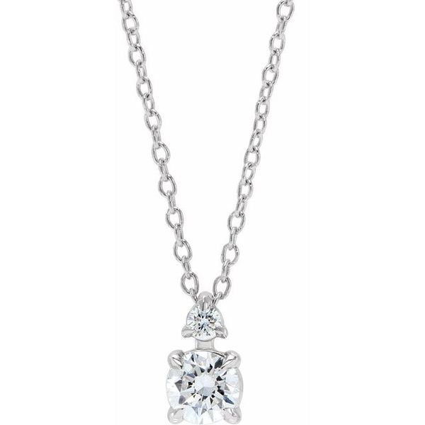 Accented Claw-Prong Necklace